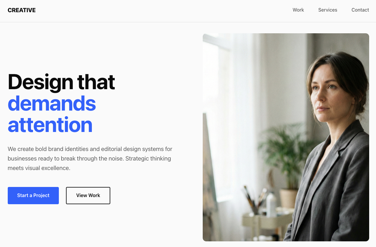 Creative Portfolio Template
